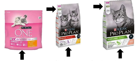 Purina One et Purina Pro Plan chat